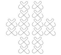 VILLCASE 200 Pièces Crochets Métalliques Réutilisables pour Décorations de Noël et Boules, Fixation Sécurisée pour Intérieur et Extérieur, pour Sapin et Accents Festifs