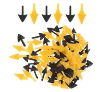 VILLCASE 200 Pièces Inserts de Bec D'oiseau en Plastique pour Modèles d'animaux, Accessoires Polyvalents pour Ateliers DIY et Classes D'artisanat