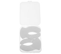 VILLCASE 200 Pièces Masques pour Yeux en Tissu Blanc Jetables pour Soins Oculaires, Absorption Maximale D'eau et Application Pratique, pour Usage à Domicile Voyage