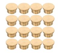 VILLCASE 20pcs Roulements Métalliques pour Décoration D'ongles à Tige Rotative en Métal Or, Conception Portable et Précision pour Manucure DIY à Domicile