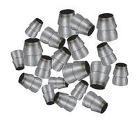 VILLCASE 20pièces Cales De Sécurité Coniques pour Manche Outils De Jardinage Fixateurs Ronds Fer Compact Adaptateurs Portables pour Renforcer Les Poignées De Et Houe