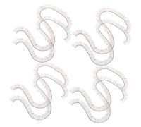 VILLCASE 20pièces Lot De Cils Faux Pour Poupée Naturels Et Manuels Noirs Et Marrons