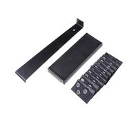 VILLCASE 22 Pièces Kit Installation de Sol avec Entretoises Noires pour Parquet Stratifié et Massif Outils Robustes pour Facile et Renforcement de Revêtement de Sol