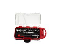 VILLCASE 23 pièces Set de Tournevis Cliqu Rallonge et Embouts de Vissage Coffret Douilles Robuste pour Réparation Automobile et Domestique Outil Pratique Poignée Ergonomique