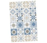 VILLCASE 24 pièces Stickers Carrelage Autocollants Muraux Vintage Étanches Anti-huile Décoratifs Cuisine Salle de Bain Faciles à Nettoyer et Amovibles