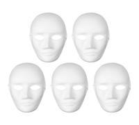 VILLCASE 25 Pièces Masque Blanc Soi-même en Papier, Léger | Surface à Peindre, Adapté aux Cours Créatifs Événements, Stimule L’imagination des Petits
