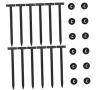 VILLCASE 250 Pièces Nylon Zip Tie Buckles Kit Heavy Duty Self-locking Cable Ties Holders With Pin Anchors For Automotive Trunk Repair And Home Garage Use