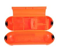 VILLCASE 2Pcs IP44 Boîtier de Protection de Connexion Étanche Boîte de Rallonge Électrique Boîte Électrique Étanche pour Prise Extérieure Prise Lumière Fil Et Câble Dalimentation Orange