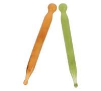 VILLCASE 2pcs Stylo de Massage en Résine Gua Sha Outil D'acupression Léger sans Burrs pour Épaule et Cou Usage à Domicile Voyage