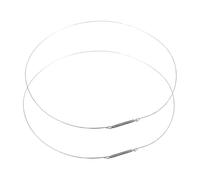 VILLCASE 2pièce Crépine Évier Acier Inoxydable Pour Lave-linge à Chargement Frontal Empêche Les Fuites Eau Lot