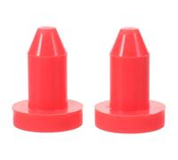 VILLCASE 2pièces Bouchons de Vidange Kayak Étanches Silicone Lot de Rouges Accessoires Portables pour Canoë et Bateau Anti-Infiltration