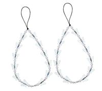 VILLCASE 2pièces Cordons pour Téléphone Style Bohème avec Perles et Lot de Adaptés à Différentes Coques de Téléphone et Accessoirisation de Sacs à Main Appareils Photo Clés