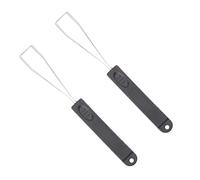 VILLCASE 2pièces Extracteurs De Touches Mécaniques Fil Acier Outils De Nettoyage pour Claviers Noirs Clips De Clavier Lot