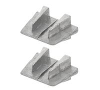 VILLCASE 2pièces Wedges Aluminium pour Poignées Outils Accessoires De Fixation Robustes pour Renforcement De Meubles Et Réparation De Manche De Marteau Installation Facile