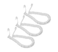 VILLCASE 3 Pièces Câble Téléphonique Spirale Cordon Enchevêtrement Extensible Compatible avec Téléphones de Bureau
