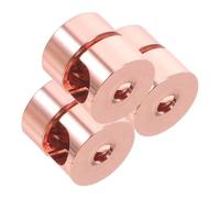 VILLCASE 3 Pièces Crochets de Fixation en Aluminium Robustes pour Câbles Électriques, Support Polyvalent pour Organisation des Cordons, Diamètre 0,7cm, pour Suspensions Éclairage Intérieur