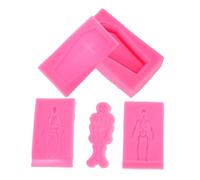 VILLCASE 3 Pièces Moule Silicone Coffret pour Résine Époxy Pâte Polymère Décoration Halloween Moule Fondant Gâteau et Porte- DIY