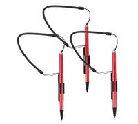 VILLCASE 3 Pièces Stylus Pen with Fixing Base Resistive Touch Screen Pen Lightweight Ergonomic Drawing and Note-Taking Tool for Tablets and Phones