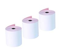 VILLCASE 3 Rouleaux Bobines de Caisse Couches Thermique pour Imprimantes de Reçus et Caisses Enregistreuses pour Supermarchés Cafés et Magasins de Détail