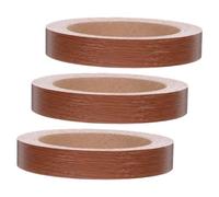 VILLCASE 3 Rouleaux Ruban Adhésif Décoratif Effet Bois Grain Naturel Finition Auto Adhésive pour Meubles Plinthes Armoires et DIY Protection Humidité Rayures Lot