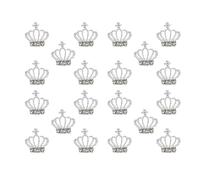 VILLCASE 30 Autocollants pour Ongles 3D de Couronne en Cristal Brillant Alliage Décoration Manucure Accessoires Nail Art pour Usage Quotidien