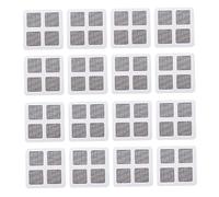 VILLCASE 30 Feuilles Patch Réparation Moustiquaire Fenêtre Autocollant Étanche Film Maille Adhésif pour Réparer et Déchirures Fenêtres et Portes Moustiquaires