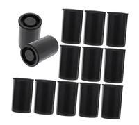 VILLCASE 30 Pièces Boîtes de Pellicule Plastique avec Couvercles Étanches Contenants Cylindriques Empilables pour Film Appâts Petits Objets Rangement Organisé et Protection Anti-poussière