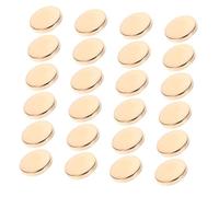 VILLCASE 30 Pièces Boutons Métalliques Dorés Ronds pour Blazers et Manteaux Lot de Vintage pour Couture et Remplacement Accessoires de Tailoring Élégants et Polyvalents