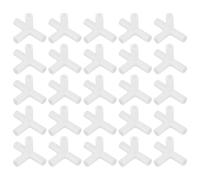VILLCASE 30 Pièces Connecteur d'angle en Plastique pour Poteaux de Tente 8mm, Pièces de Rechange Légères et Stables pour Cadre de Tente Auvent, pour Bricolage et Camping