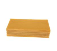 VILLCASE 30 Pièces Feuille de Cire Alvéolée en Cire D’Abeille, Fondation Bee Deep pour Ruche, Jaune, Lot, pour Construire Le Nid D’Abeilles, Apiculteurs