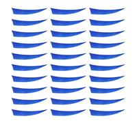 VILLCASE 30 Pièces Queue de Flèche D’Arc 4 Pouces en Plumage Bleu | Stabilise le Vol, Léger et Simple, Aspect Assorti, pour Flèches D’arbalète en Usage Outdoor