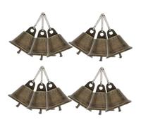 VILLCASE 35 pièces Lot de Clochettes Vintage avec Crochet Légères et Suspendues pour Décoration DIY Ornements de Noël pour Sapin Couronnes et Guirlandes Intérieur
