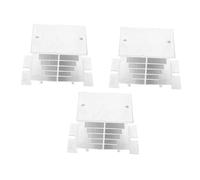 VILLCASE 3pièces Dissipateur Thermique pour Relais Statiques Ailettes Aluminium Refroidissement pour Contrôle Industriel Et Pont Redresseur