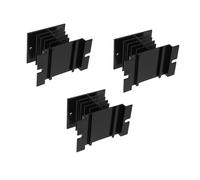 VILLCASE 3pièces Relais Statique SSR Ailette Dissipateur Thermique Bloc Refroidissement Compact Alimentation Communication Appareils Électroménagers