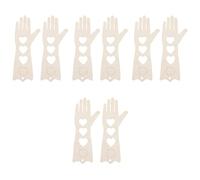 VILLCASE 4 Ensembles Outil pour Tricoter des en Bois Tailles De Mitaines Correctes Soudage Masque Trousse Bloqueur De Bricolage Moule De À Tricoter À La Main 2 Pièces * 4