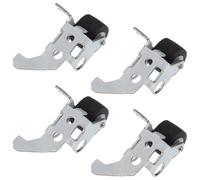 VILLCASE 4 Galets Presseurs pour Magnétophone Cassette Tn-21 Cadre en Fer, Rouleaux Presseurs en Caoutchouc 9 Mm, Accessoires pour Réparation et Entretien Audio, Compatibles Lecteurs