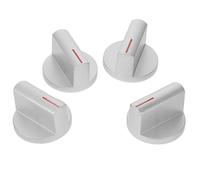 VILLCASE 4 pièces Boutons de Cuisinière à Gaz Remplacement pour Plaque de Cuisson Gaz Commande Rotative Degrés Accessoires Léger et Facile à Utiliser pour Fourneau