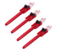 VILLCASE 4 Pièces Boxing Ballpoint Pens Kawaii Santa Claus Novelty Writing Tools For Christmas Party Favors Holiday Office School Supplies With Interactive Design