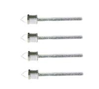 VILLCASE 4 pièces Lampe Solaire Tube Suspendu Acrylique pour Jardin Extérieur Éclairage Décoratif Écoénergétique Design Vintage Chic Facile à Installer pour Patio et Pelouse