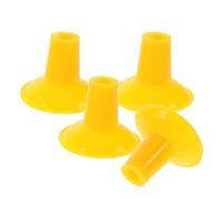 VILLCASE 4 Pièces Outil de Rodage Pneumatique Plaque à Ventouse Compacte en Caoutchouc Jaune pour Soupapes de Moteur, Réparation Automobile et Entretien des Soupapes, Haute Efficacité