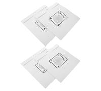 VILLCASE 4 Pièces Pochette de Rangement en Papier Blanc pour Disque Vinyle 12 Pouces Protection de Surface et Ajustement Précis, pour Collections Personnelles et Usage Extérieur