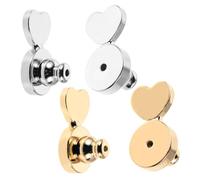 VILLCASE 4 Pièces Remplacement de Fermoirs pour Femmes Accessoires de Saint Valentin Écouteurs avec Supports Sécurisés pour Port