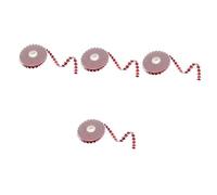 VILLCASE 4 Rouleaux Ruban Étoile Ruban De D'anniversaire Ruban Nœud Bricolage Rubans Patriotiques Ruban Patriotique Polyester Le Jour De L'indépendance Célébrité