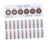 VILLCASE 40 Pièces Cartes Indicateurs Humidité Système de avec Changement de Couleur pour Électronique et Environnements de Stockage