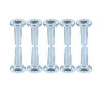 VILLCASE 40 Pièces Douille de Remplacement en Métal pour Roue de Fauteuil de Bureau, Insert Robuste en Fer Bague de Préhension, Fonctionnement Silencieux pour Sols Durs Travail