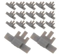 VILLCASE 40 Pièces Limiteur D'ouverture pour Charnière de Placard en Plastique, Installation Simple, Réduit les Bruits Agressifs, Cuisine Américaine Élégante