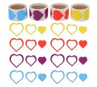 VILLCASE 400 Autocollants Autobronzants Corps de Cœur Perforés Adhésifs pour Cabine de Bronzage Protection UV Autocollants pour Bronzage en Extérieur et Plage