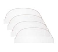 VILLCASE 4pcs Fermeture Frontale en Dentelle pour Postiche, Filet en Dentelle Doux et Respirant, Accessoires pour Fabrication et Réparation de Perruques DIY