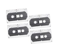 VILLCASE 4pièces Lot de Cassettes Audio Vierges pour Enregistrement Décoration Murale ou Réalisation DIY