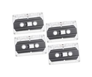 VILLCASE 4pièces Lot de Cassettes Audio Vierges pour Enregistrement Décoration Murale ou Réalisation DIY